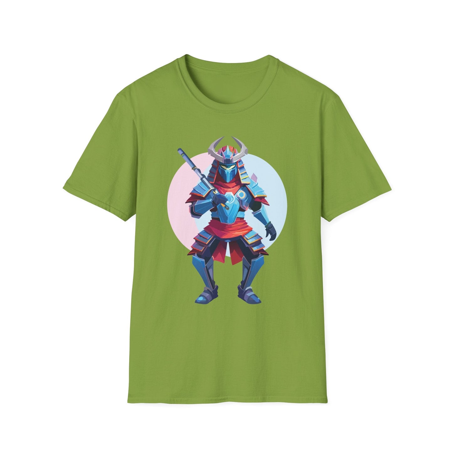 Samurai T Shirt Unisex Softstyle Tee Made From 100 Percent Ring Spun Cotton Gildan 64000