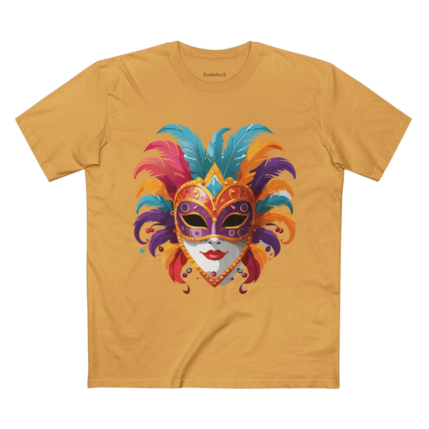 Mask Graphic Unisex 100 Cotton Staple Tee 36