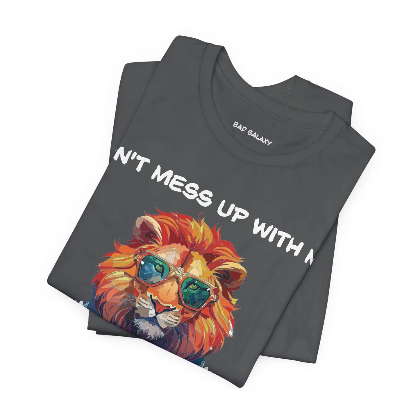 Bad Galaxy Animal T Shirt Made To Order 100 Percent Cotton Tee With Eco Friendly Inks Designed In US