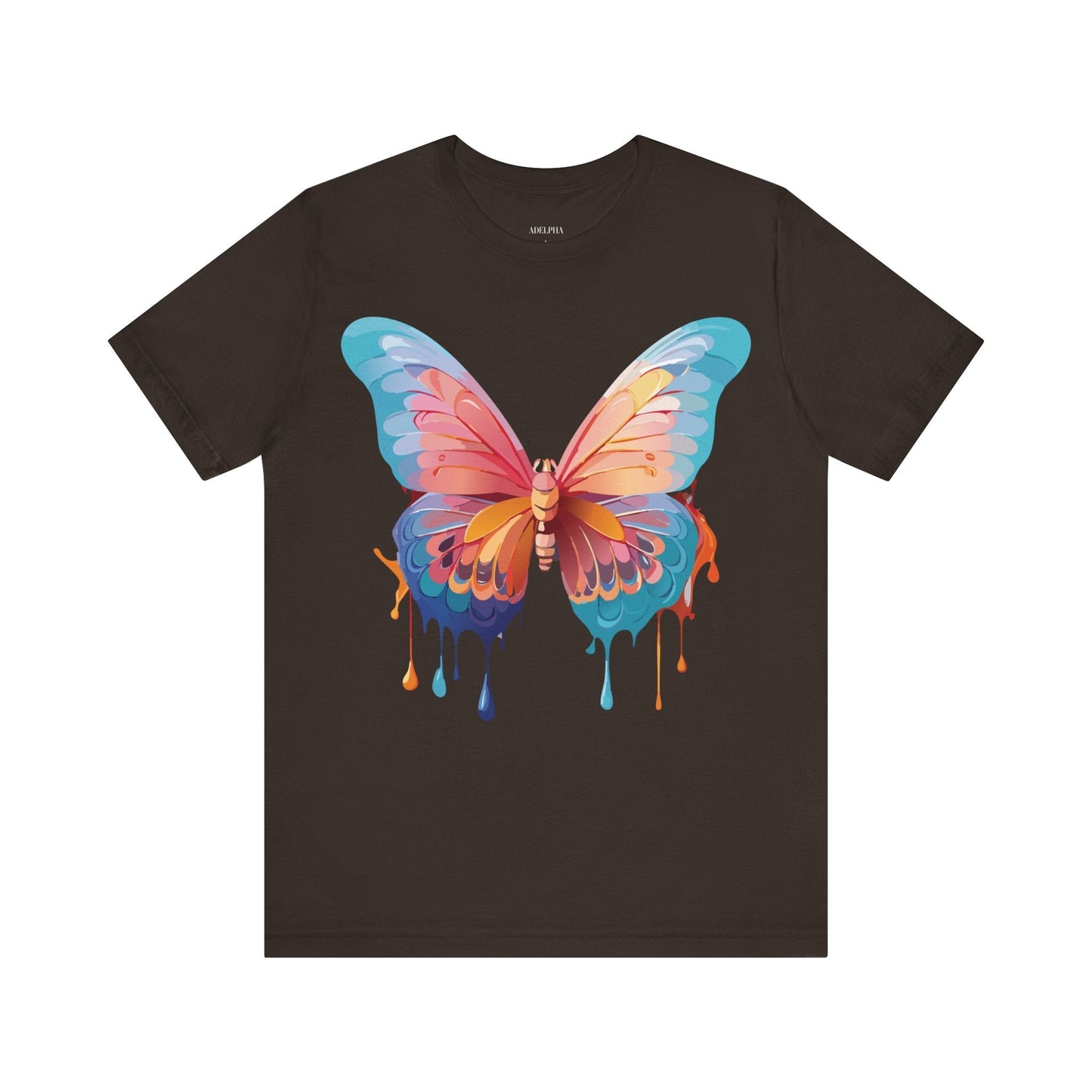 Butterfly Graphic Tee Adelpha Unisex Short Sleeve Design Tee