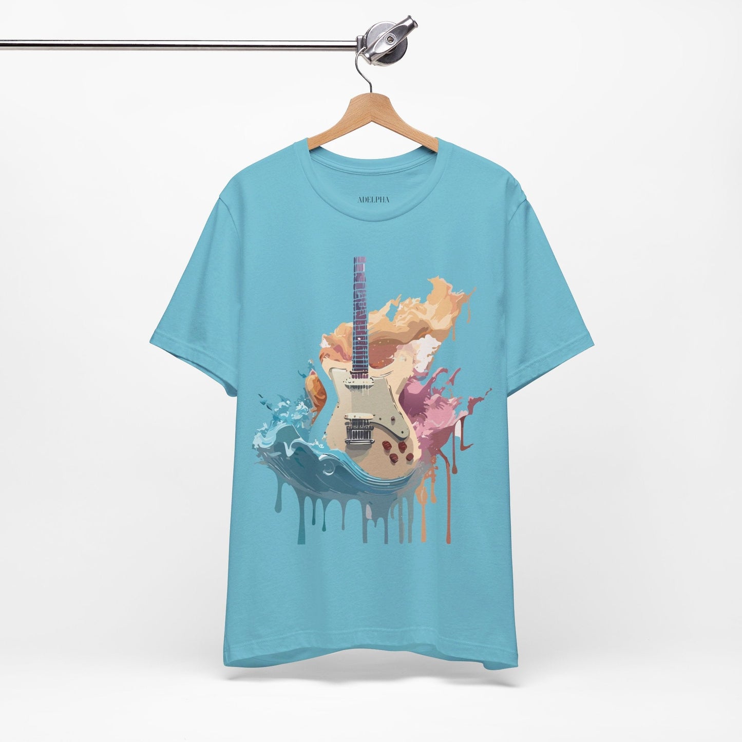 Adelpha Graphic Music T Shirt Unisex Vintage Inspired Art Tee With Original Artwork