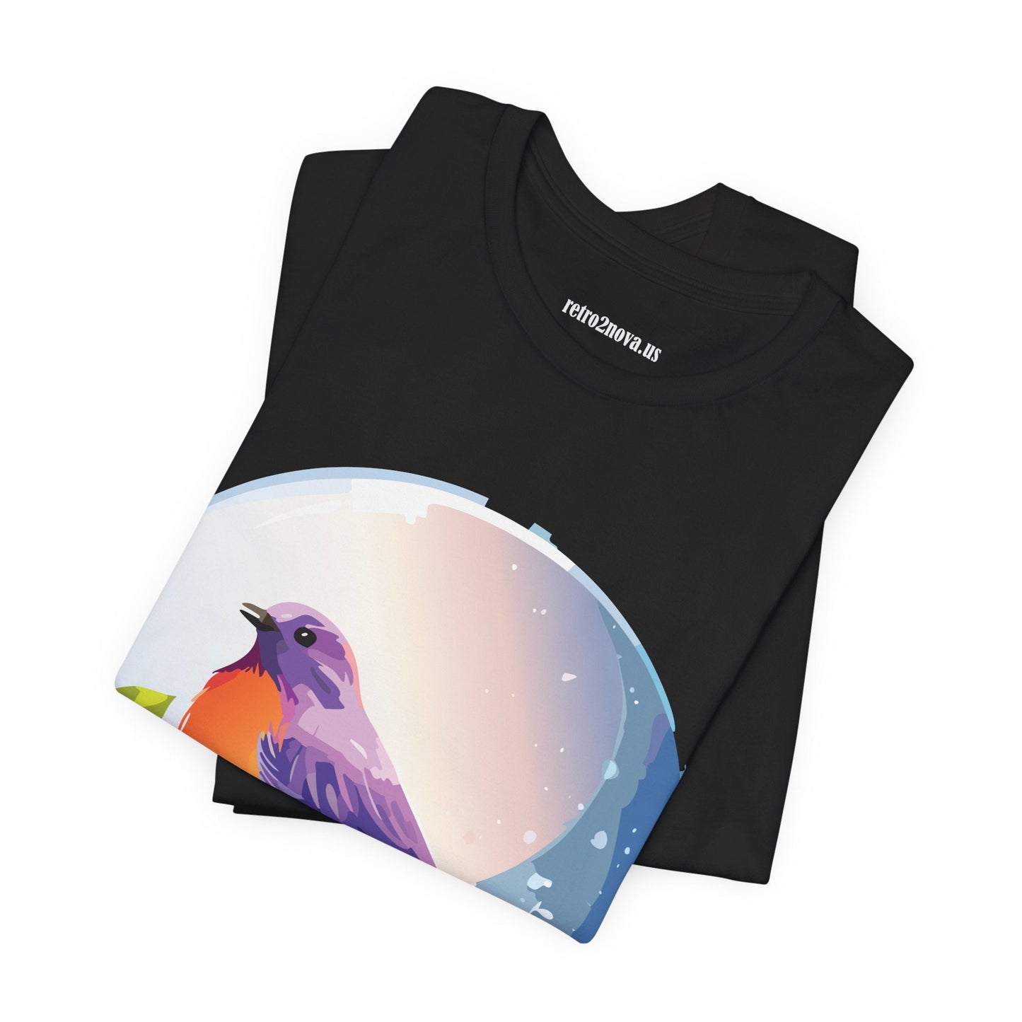 Unisex Animals And Bird Shirt Graphic Cotton T Shirt With Original Retro2Nova Art Premium Short Sleeve Tee