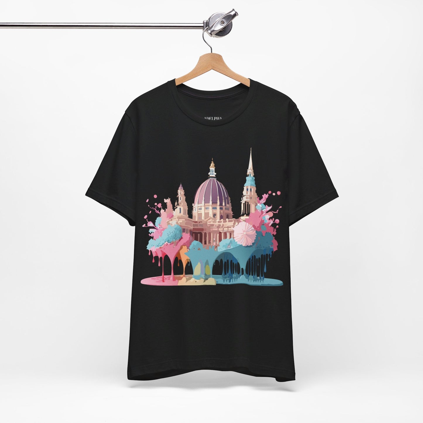 Tourist Shirt With Vienna Graphic Tee Unisex Short Sleeve Art Design Adelpha Vintage Artwork