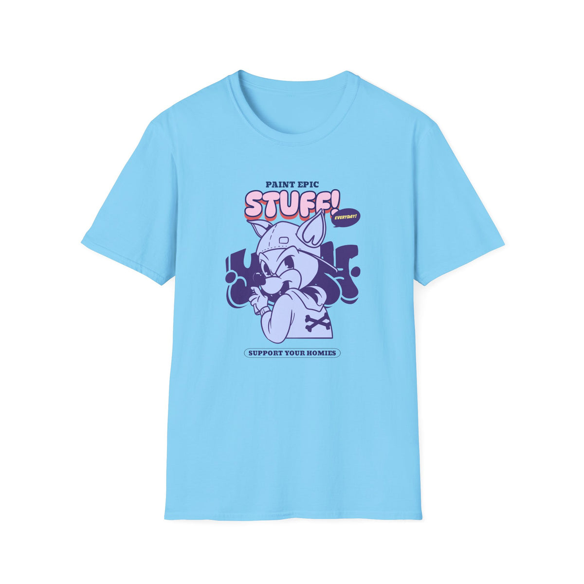 Funny Animals Cartoon Graphic Tee Gildan Unisex 100 Cotton Tee Shirt f303