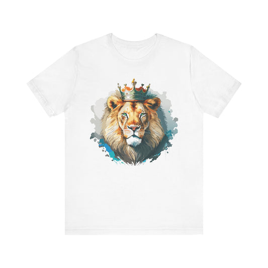 Lion Shirt, Animal Shirt, T-Shirt with Lion, Art Design Tee, Animal Tees, Safari T-Shirt, Crown Tee 13