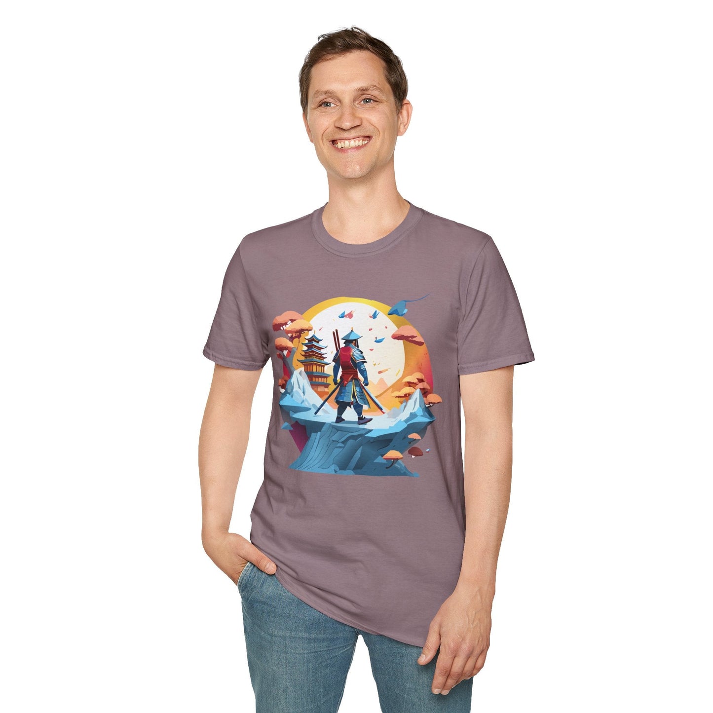 Samurai Shirt Unisex T Shirt Softstyle 64000 Gildan Tee For Everyday Comfort Durable Breathable