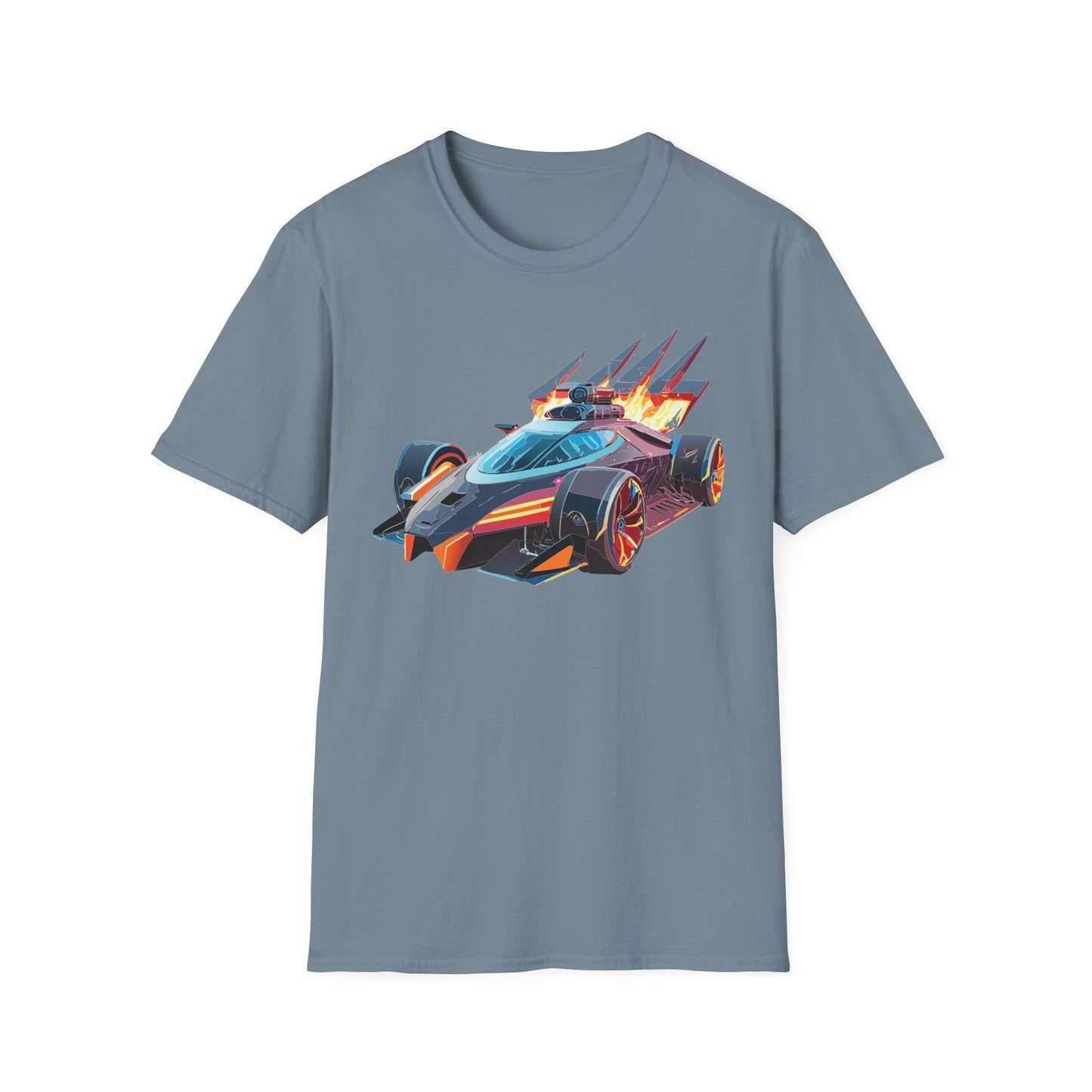 Car T Shirt Unisex Softstyle Cotton Tee With Cars Graphic Hot Wheels Design For Men Women