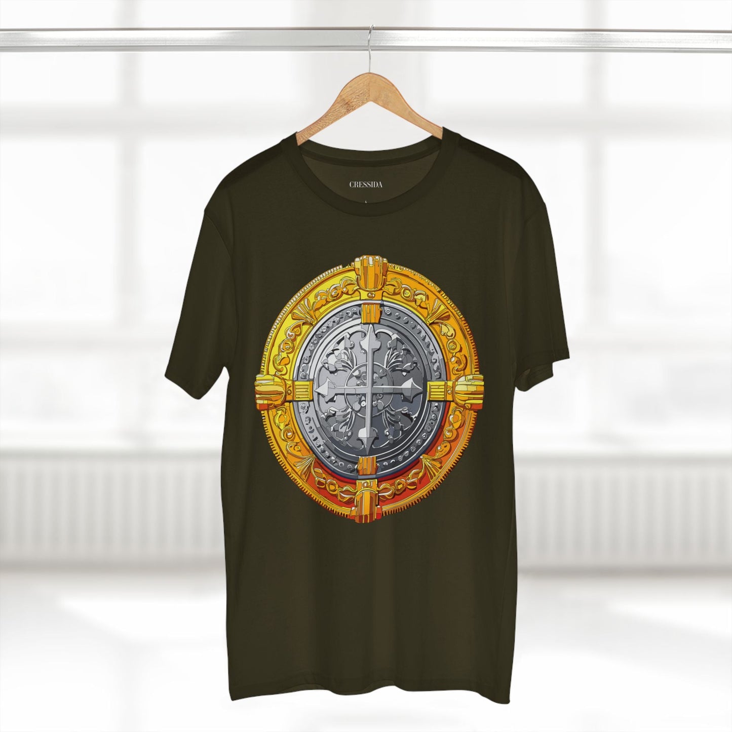 Antique Gold Coin Graphic Design T-Shirt Unisex 100 Cotton With Golden Print Artwork Tee 14