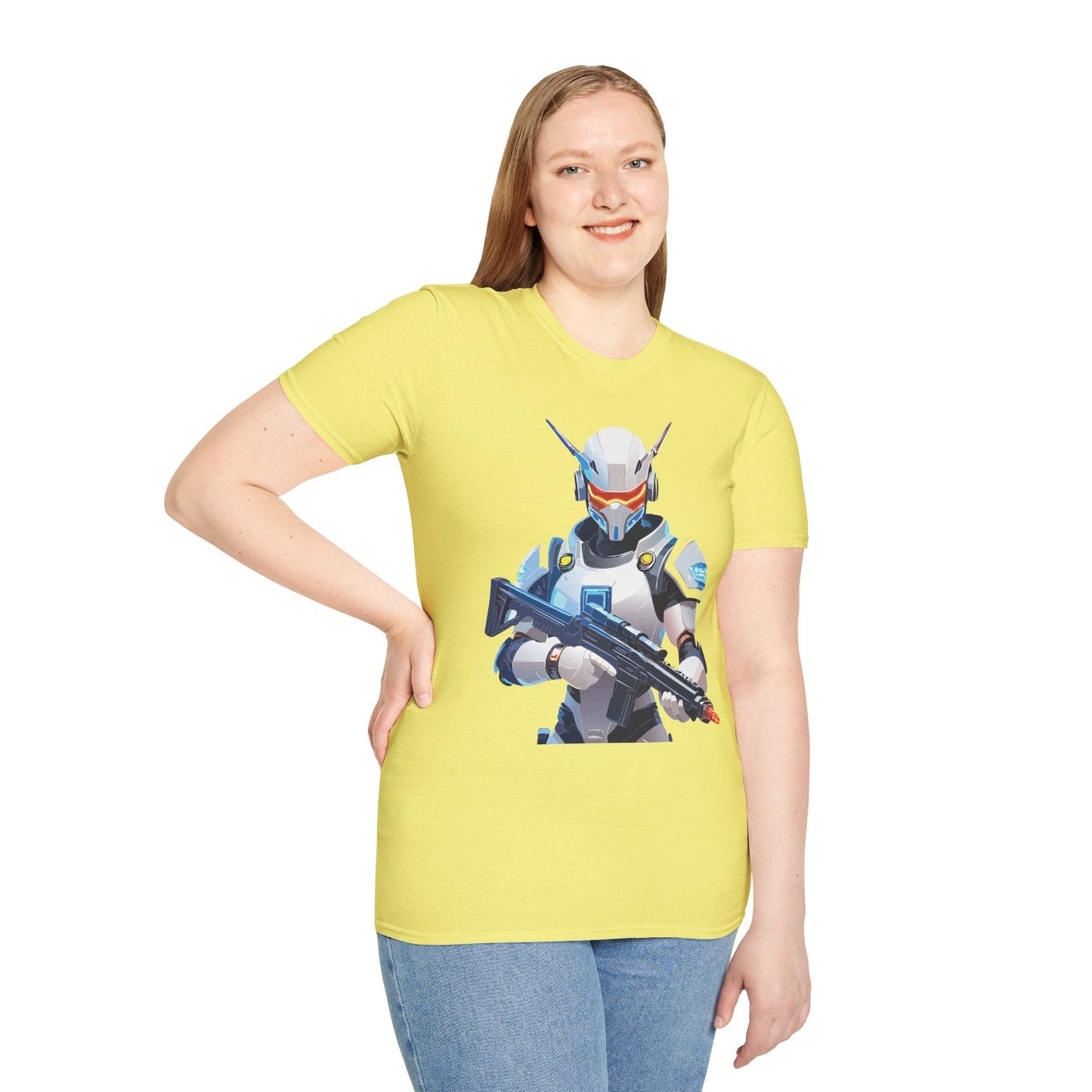 Robocop Shirt Unisex T Shirt With Robocop Artwork Gildan Softstyle 64000 Cotton Tee