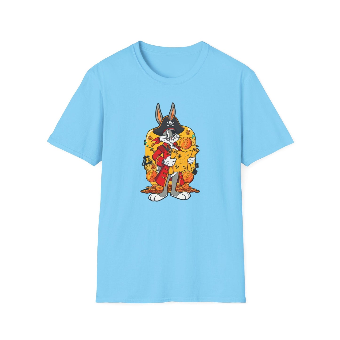 Bugs Bunny Shirt Unisex T Shirt Cartoon Design Animation Tee Gildan Softstyle 64000
