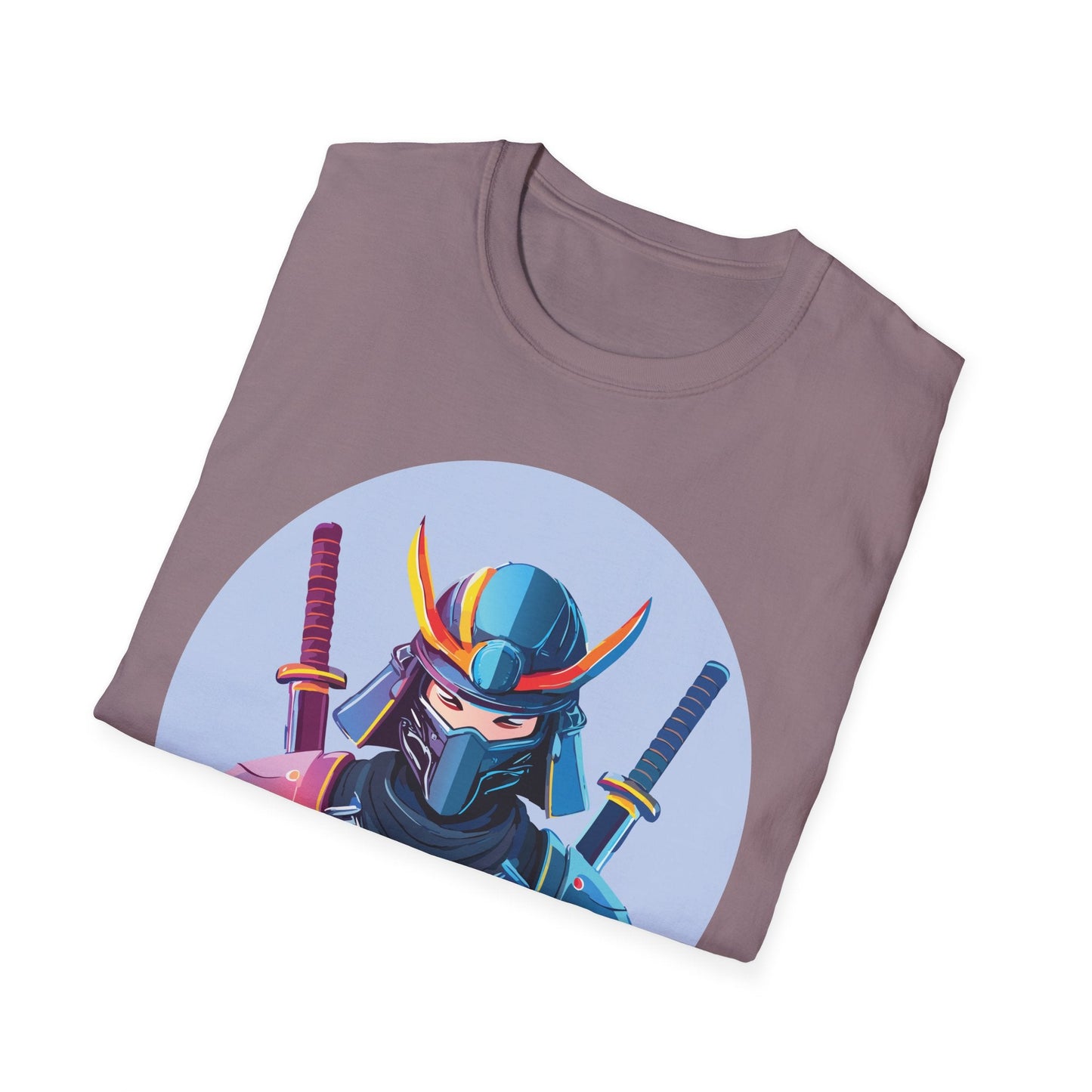 Samurai T Shirt Unisex Softstyle Gildan 64000 Breathable Cotton Tee For Everyday Wear