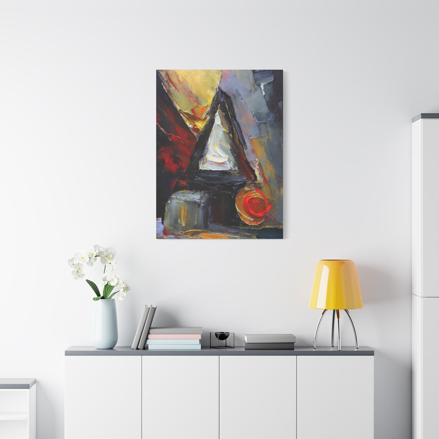 Abstract Oil Painting Print Canvas 20x24,20x30,24x30 24x32,24x36,30x40 32x48,36x48,40x60 Pine-Wood Inner Frame ABS-75