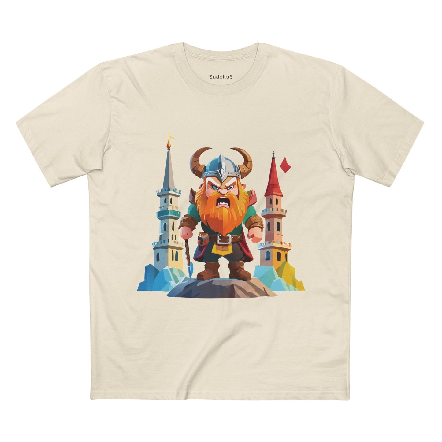Viking Graphic Unisex 100 Cotton Staple Tee 10