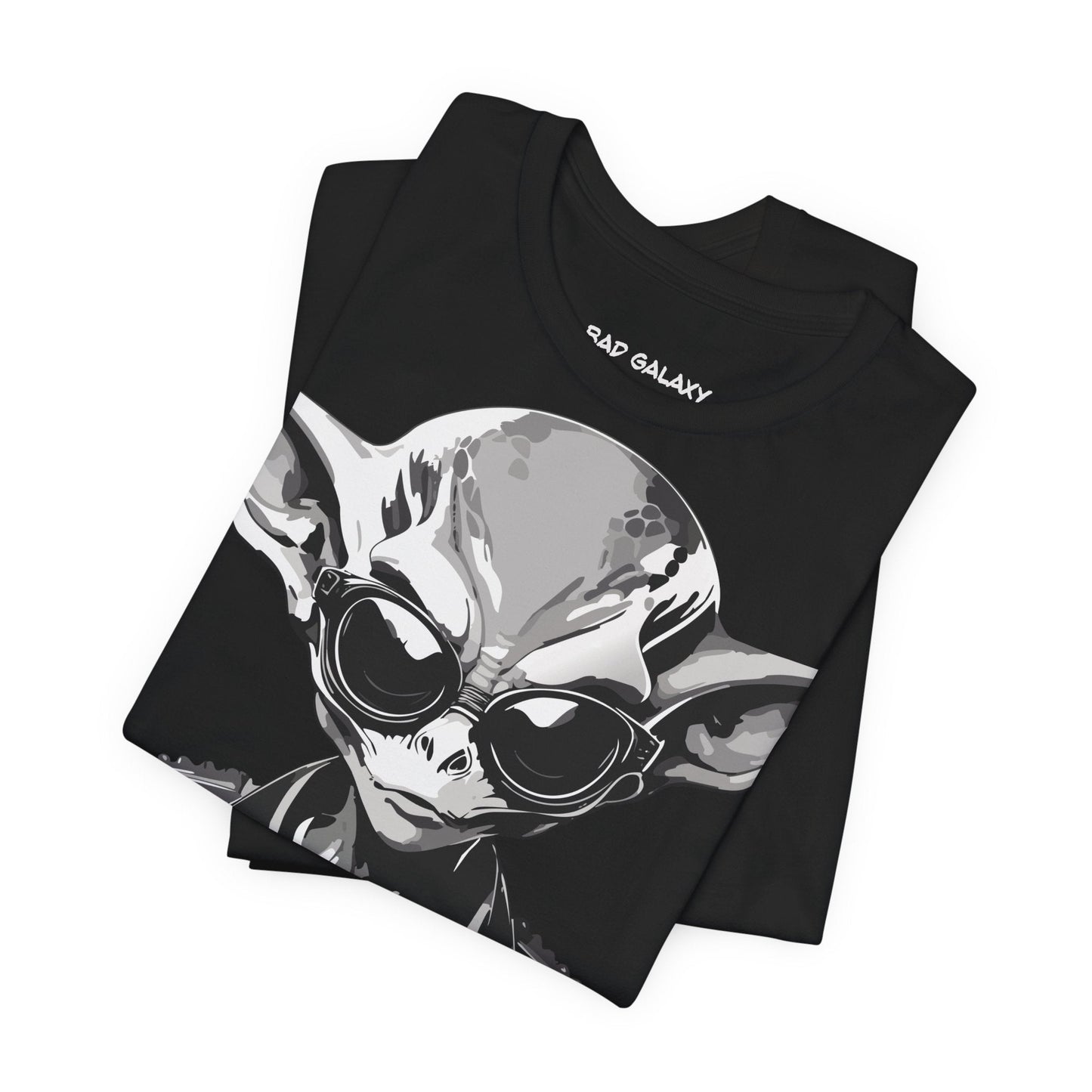 Tee Shirt With Alien From Bad Galaxy 100 Percent Cotton Made In USA Free Shipping