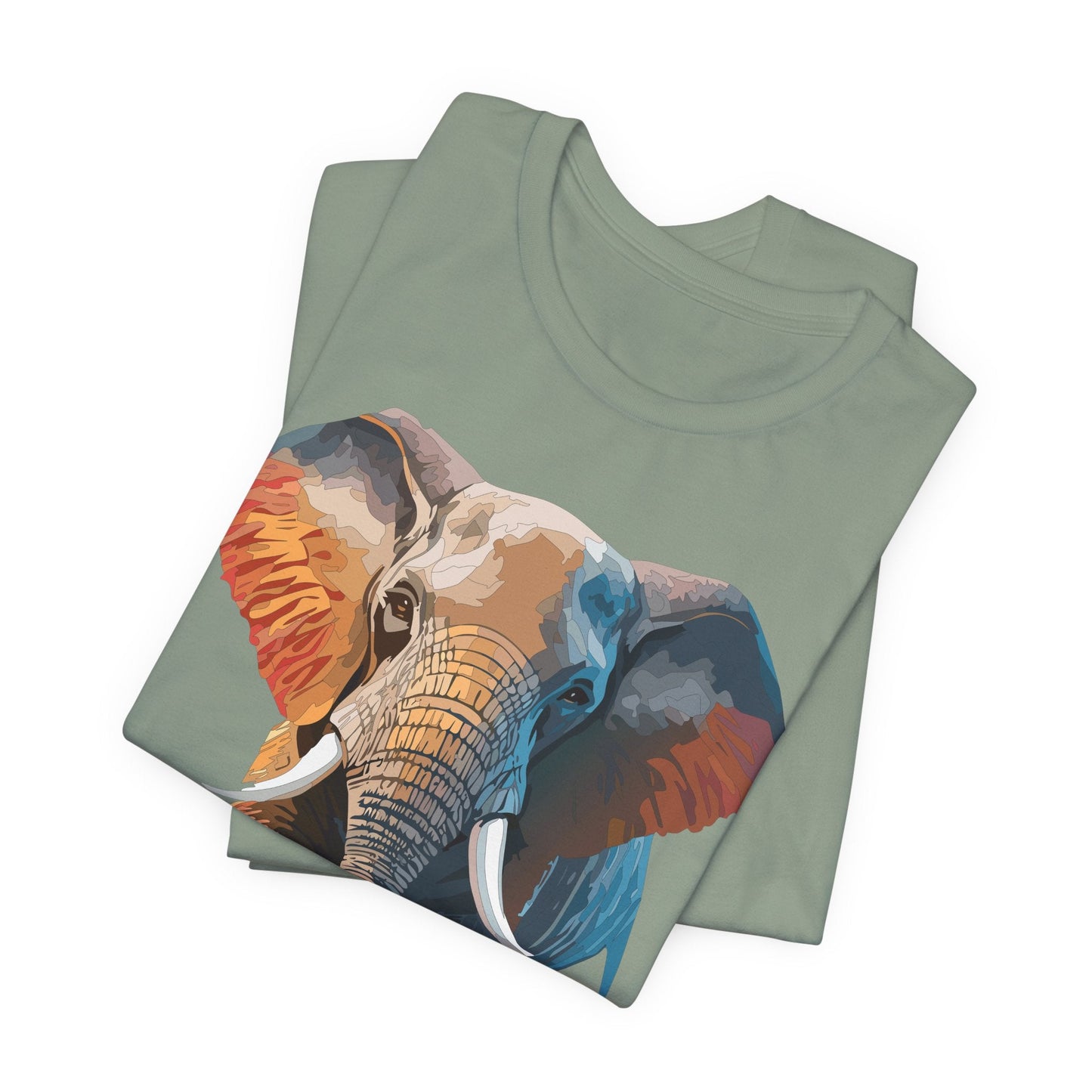 Unisex Animal Shirt With Animals Art Design Graphic Tee Short Sleeve Wild Animals