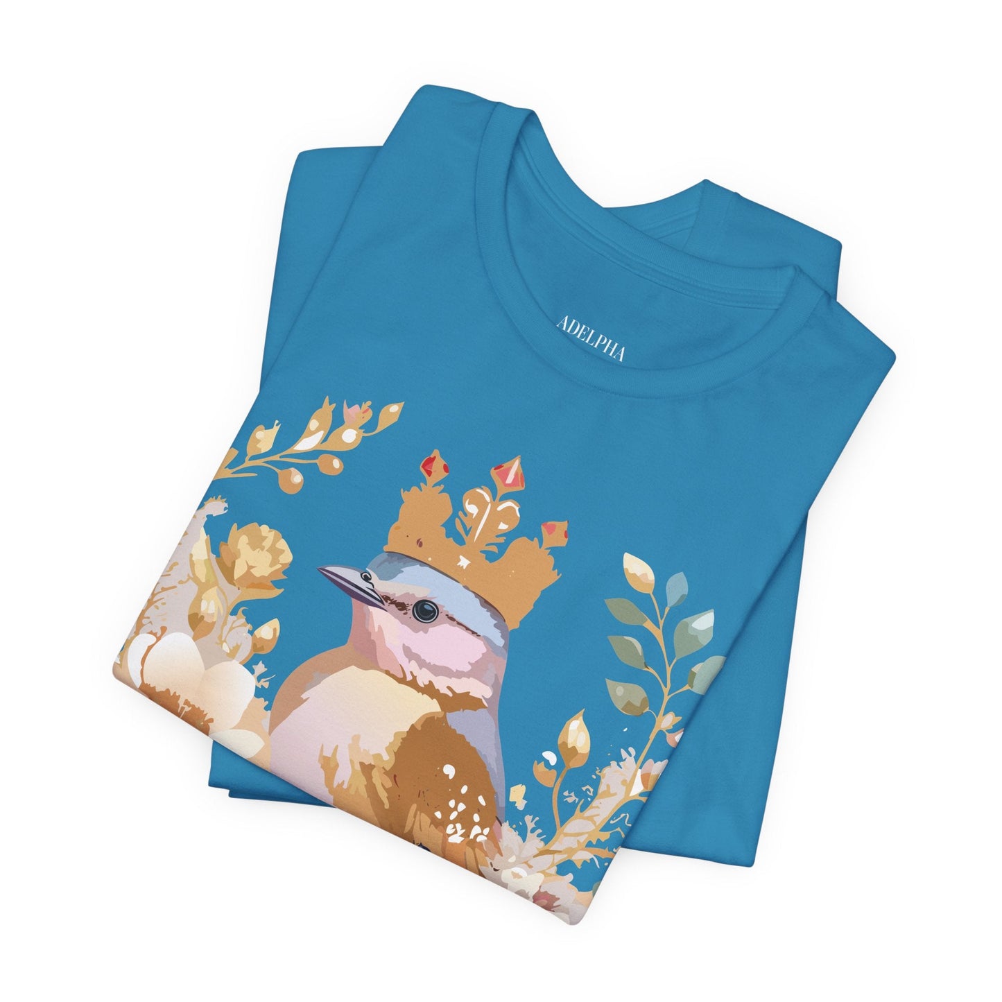 Medallion Graphic Tee Unisex Art Design Adelpha Vintage Inspired Short Sleeve Tee
