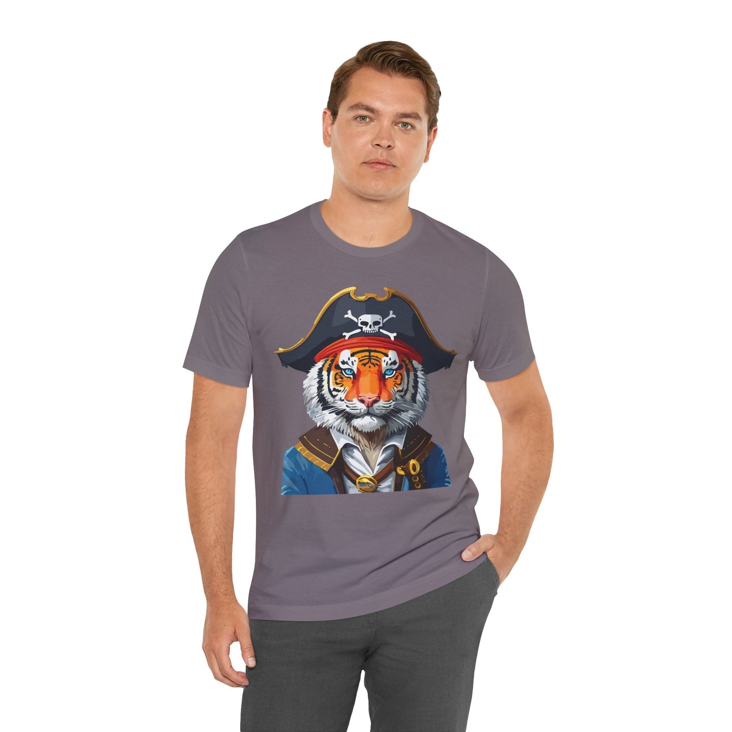 Unisex Animal Tee Shirt With Art Design Wild Animals Shirt Gildan Softstyle 64000