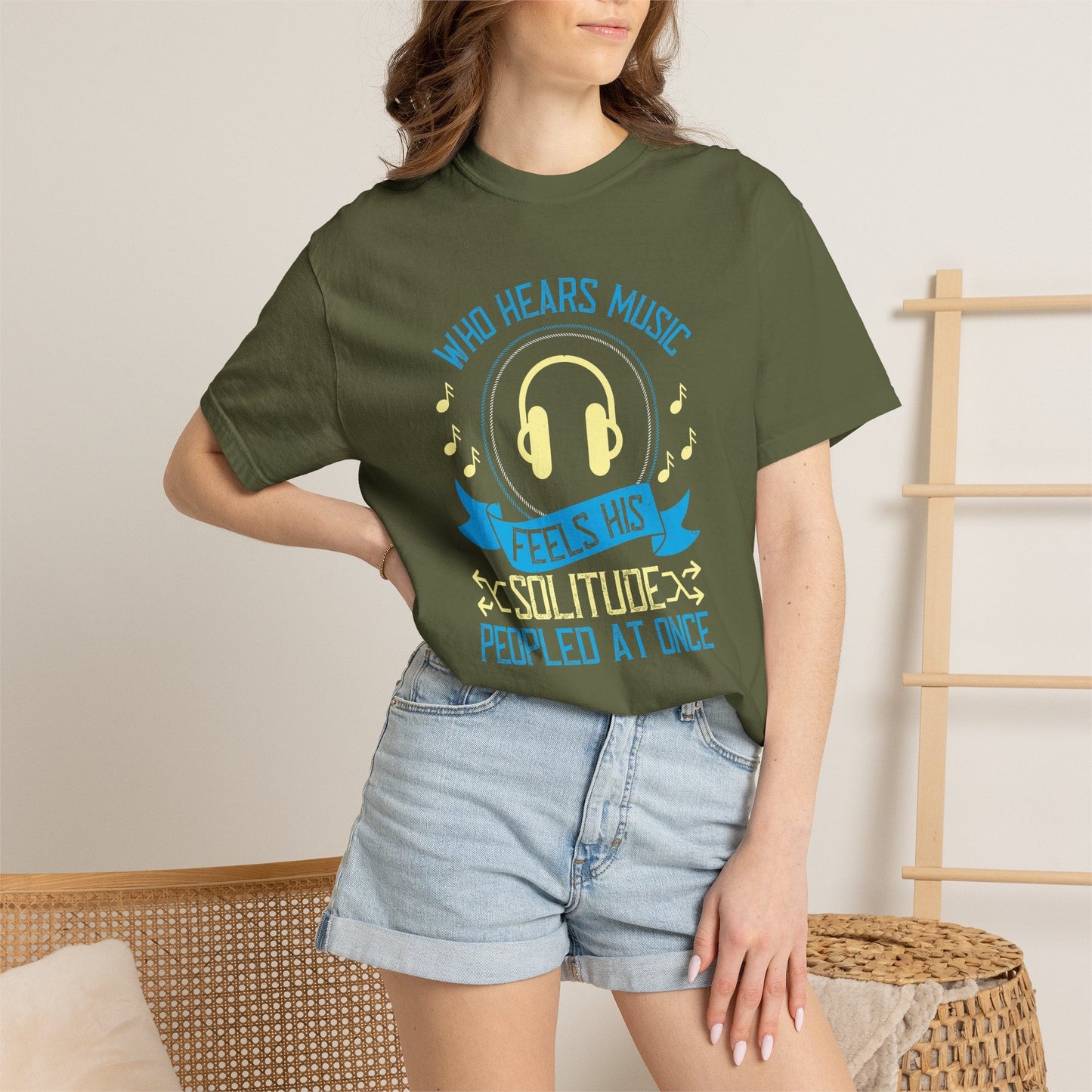 Music Graphic Design Unisex Cotton T-shirt m49