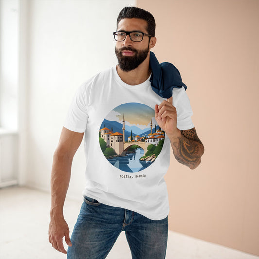 Bosnia Travel Graphic Unisex 100 Cotton Tee 27