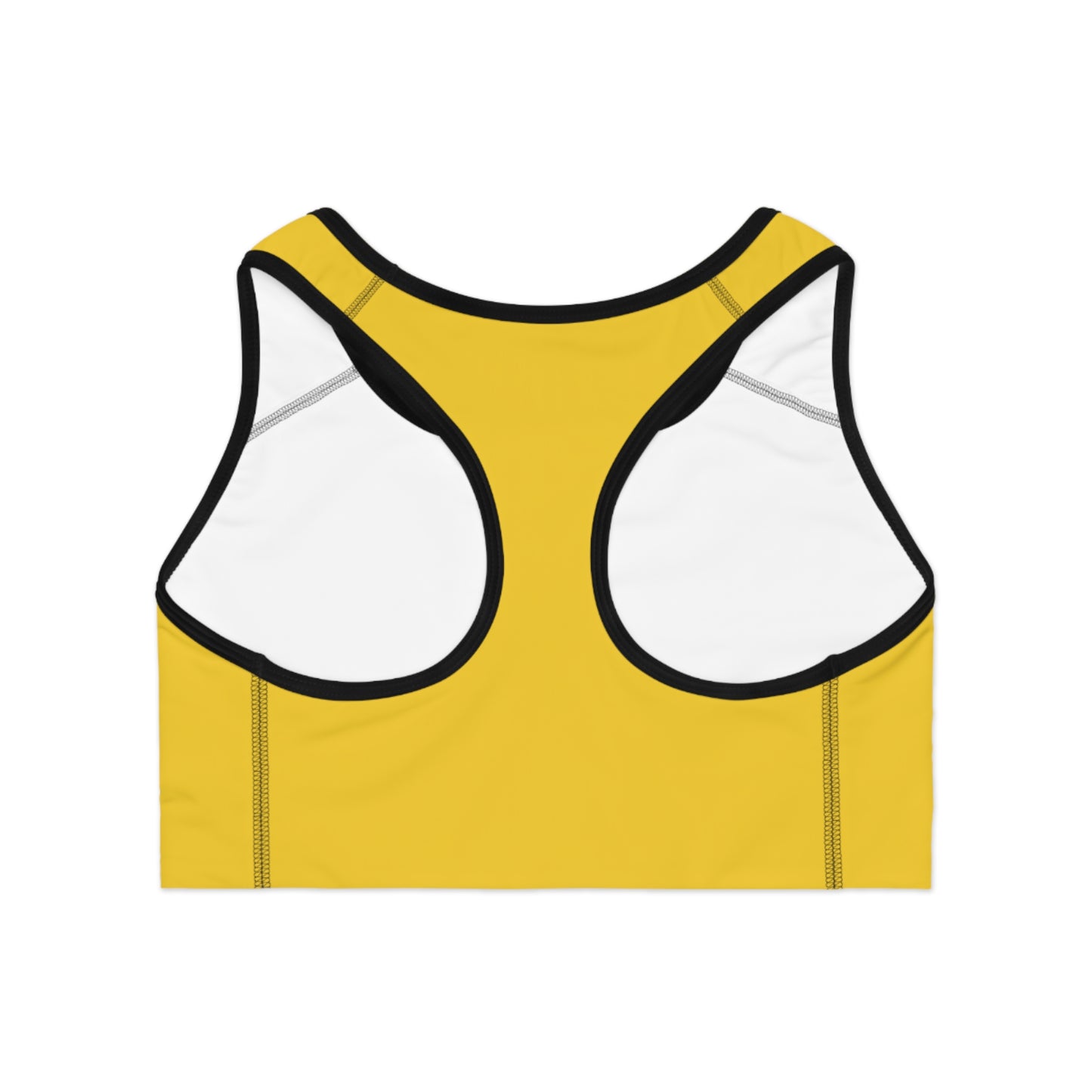 Yellow Color Sports Bra, Yellow Sports Bra 8