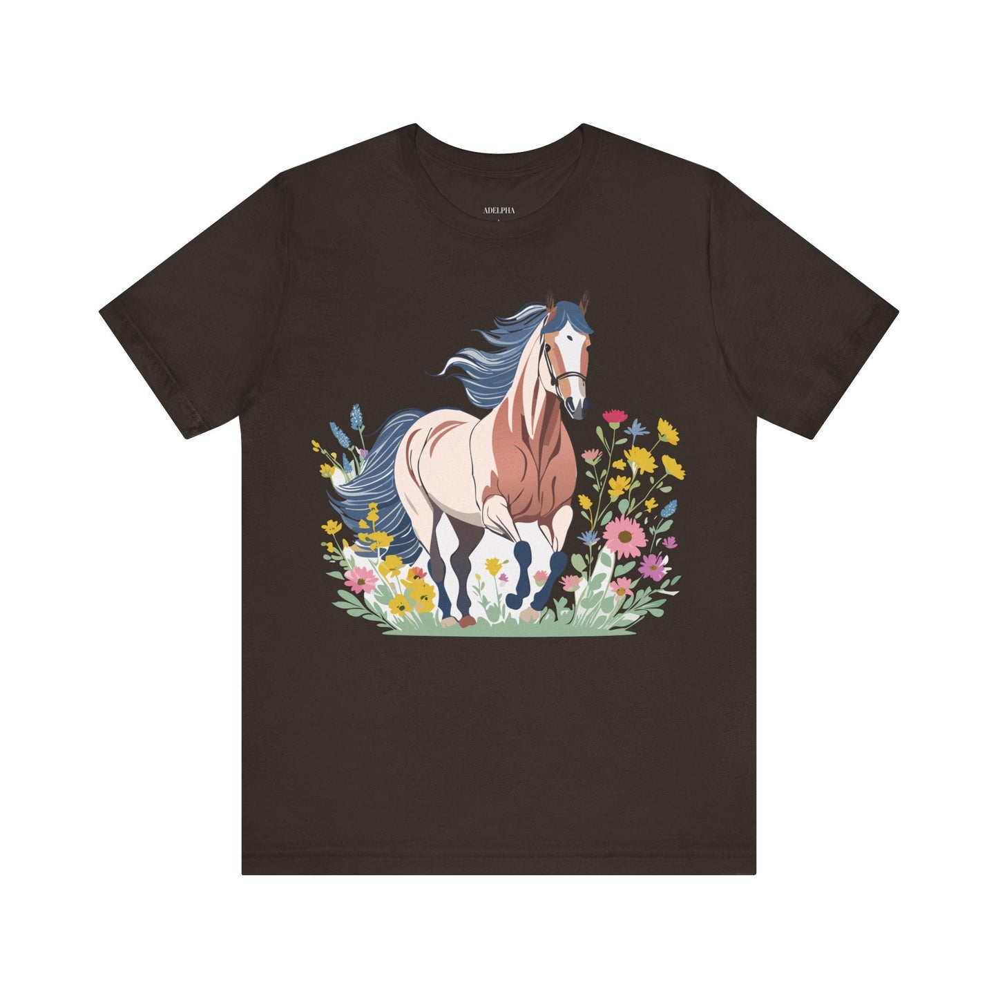 Horse Graphic Unisex 100 Cotton Vintage Animal Art T-Shirt 10