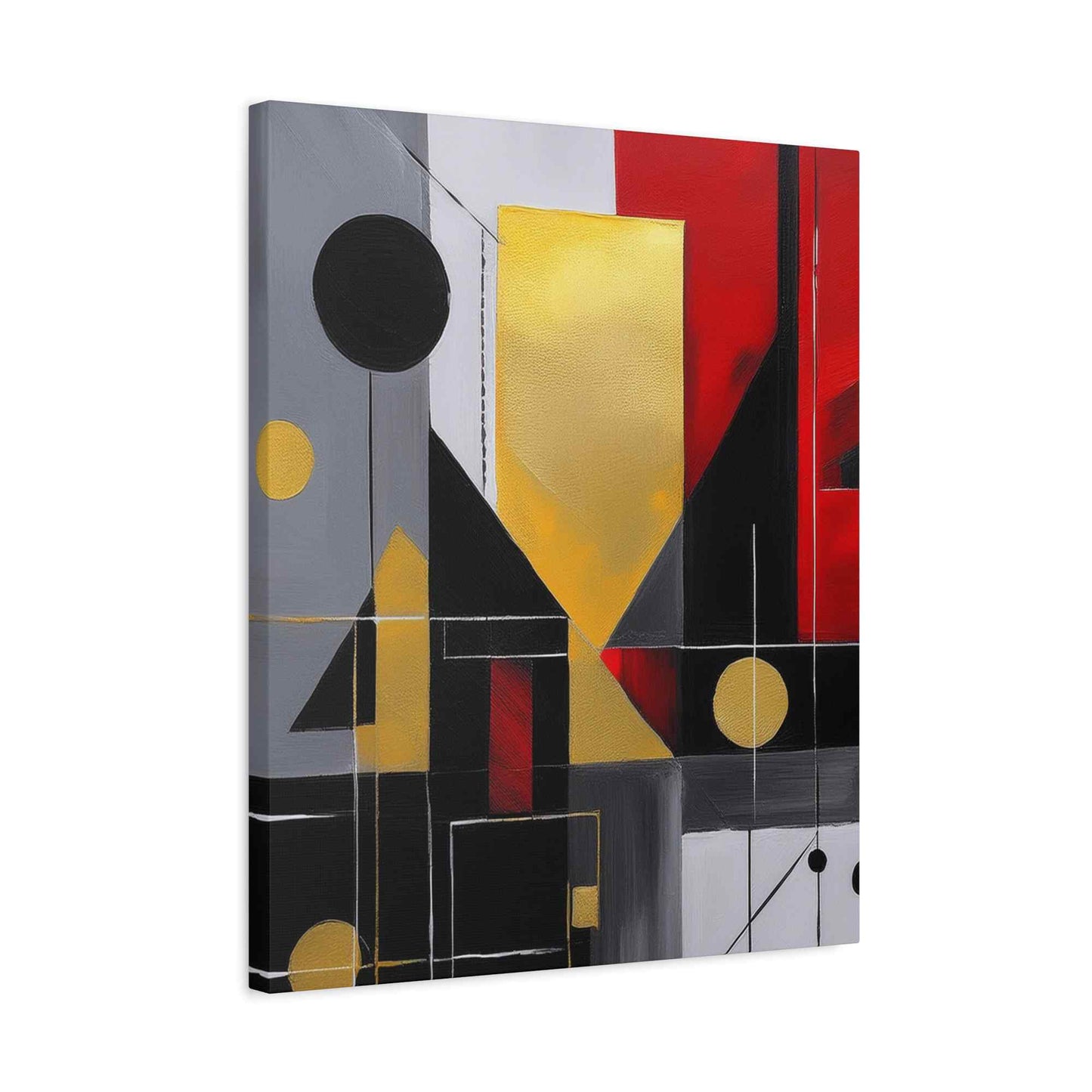 Red Abstract Painting Print Canvas 20x24,20x30,24x30, 24x32,24x36,30x40, 32x48,36x48,40x60 Pine-Wood Inner Frame ABS-22