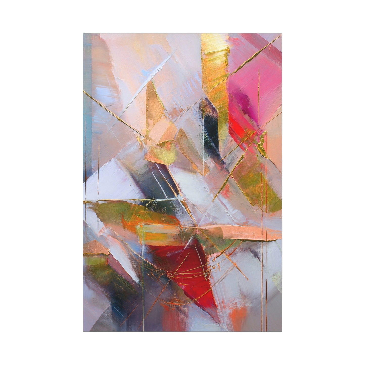 Abstract Oil Painting Print Canvas 20x24,20x30,24x30 24x32,24x36,30x40 32x48,36x48,40x60 Pine-Wood Inner Frame ABS-179