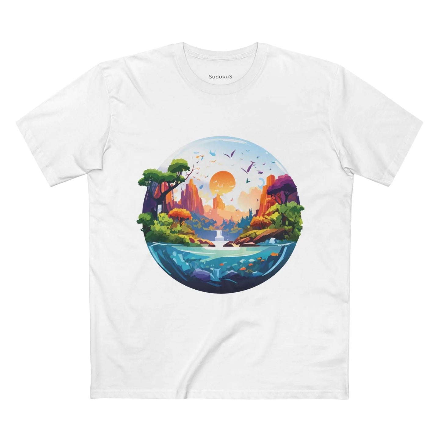 Fantasy Graphic Unisex 100 Cotton Staple Tee 9
