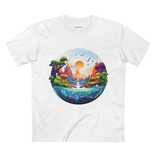 Fantasy Graphic Unisex 100 Cotton Staple Tee 9