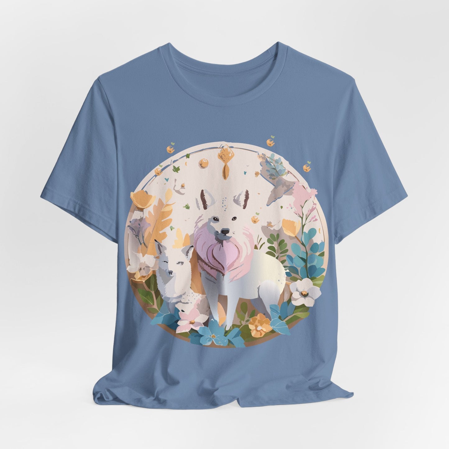 Adelpha Graphic Tee Unisex Short Sleeve Shirt With Vintage Art Design For Everyday Wear