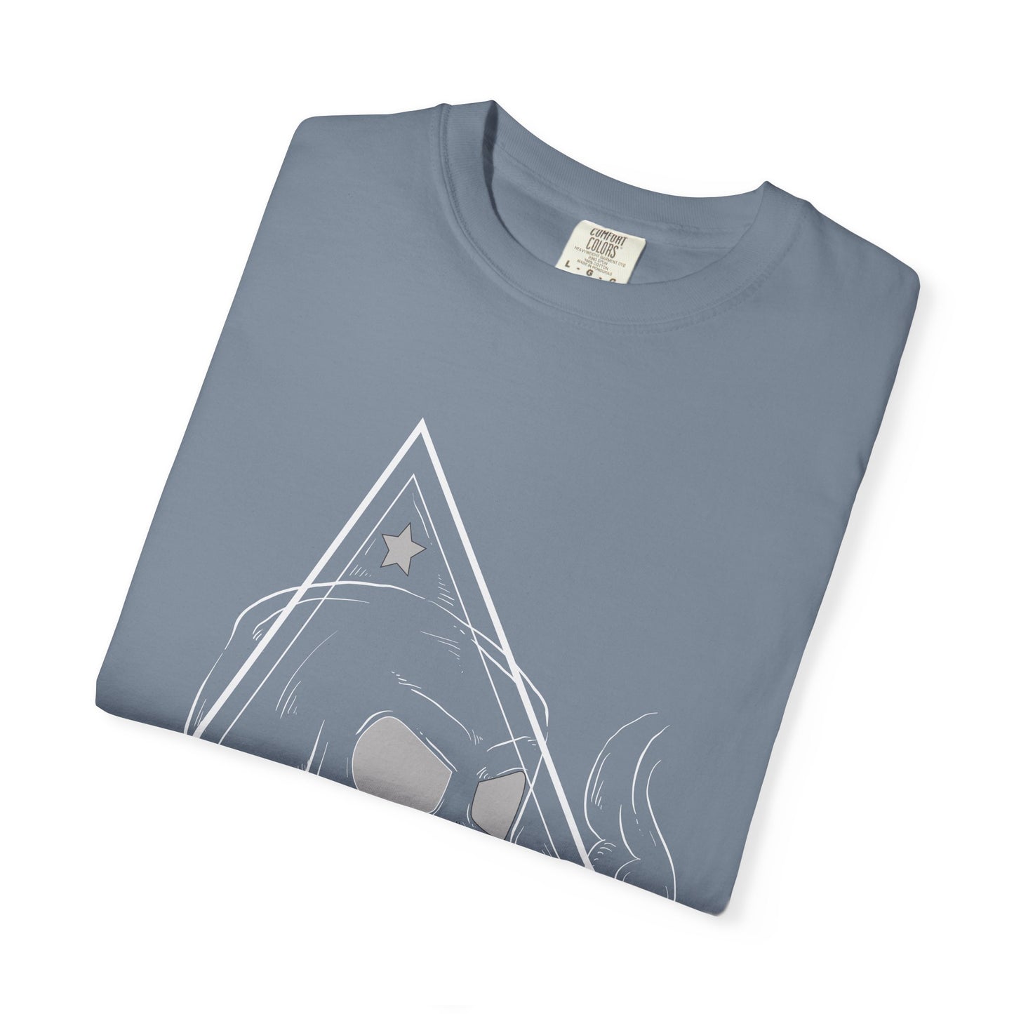 Camiseta unisex de algodón con calavera 