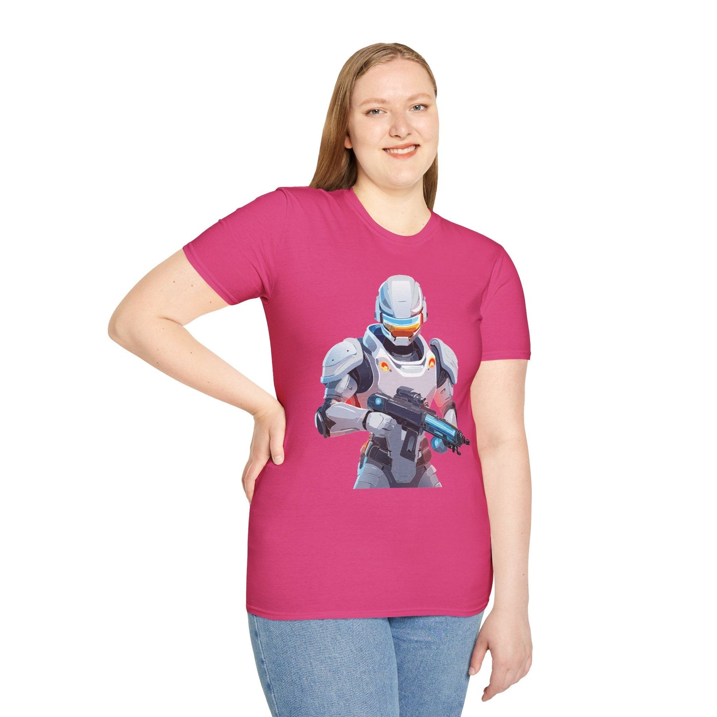 Robocop Graphic Unisex Cotton With Cyber Man Artwork Tee 6