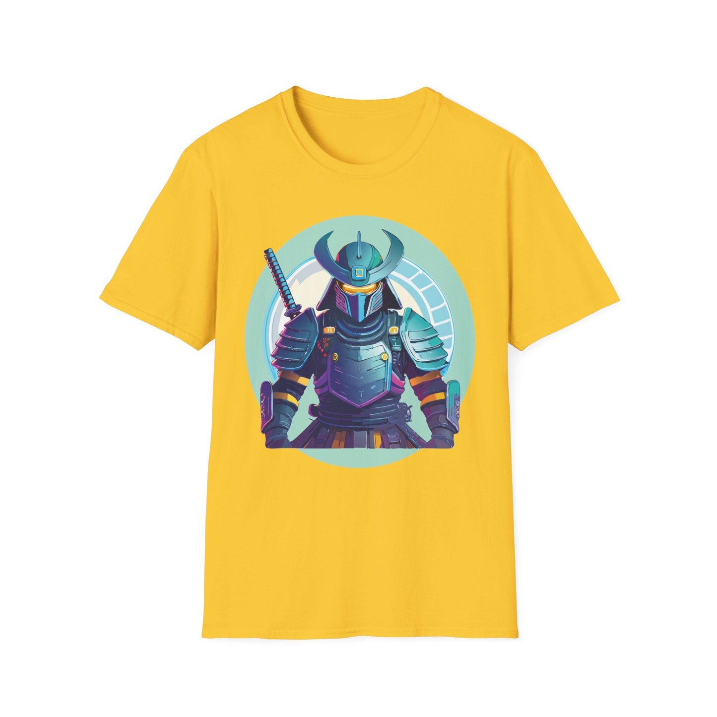 Samurai T Shirt Unisex Softstyle Tee Gildan 64000 Lightweight Ring Spun Cotton Everyday Comfort