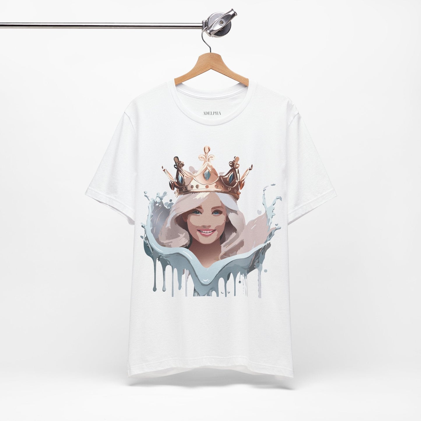 Queen Graphic Tee Unisex Jersey Short Sleeve Vintage Inspired Adelpha Art Design