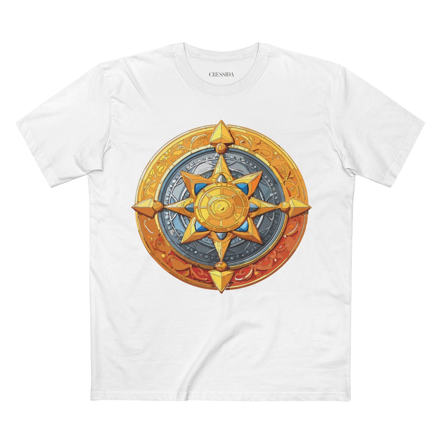 Antique Gold Coin Graphic Design T-Shirt Unisex 100 Cotton With Golden Print Artwork Tee 3