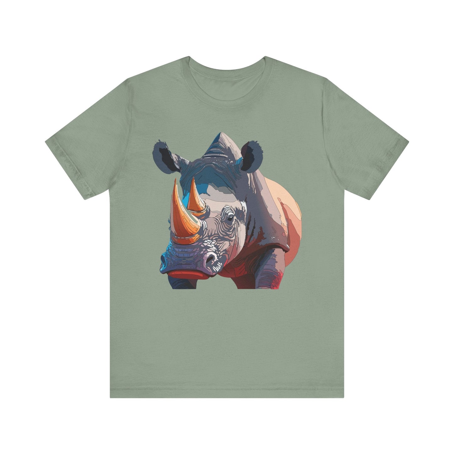Unisex Animal Shirt Tee With Art Design Wild Animals Gildan Softstyle 64000 Graphic Tee