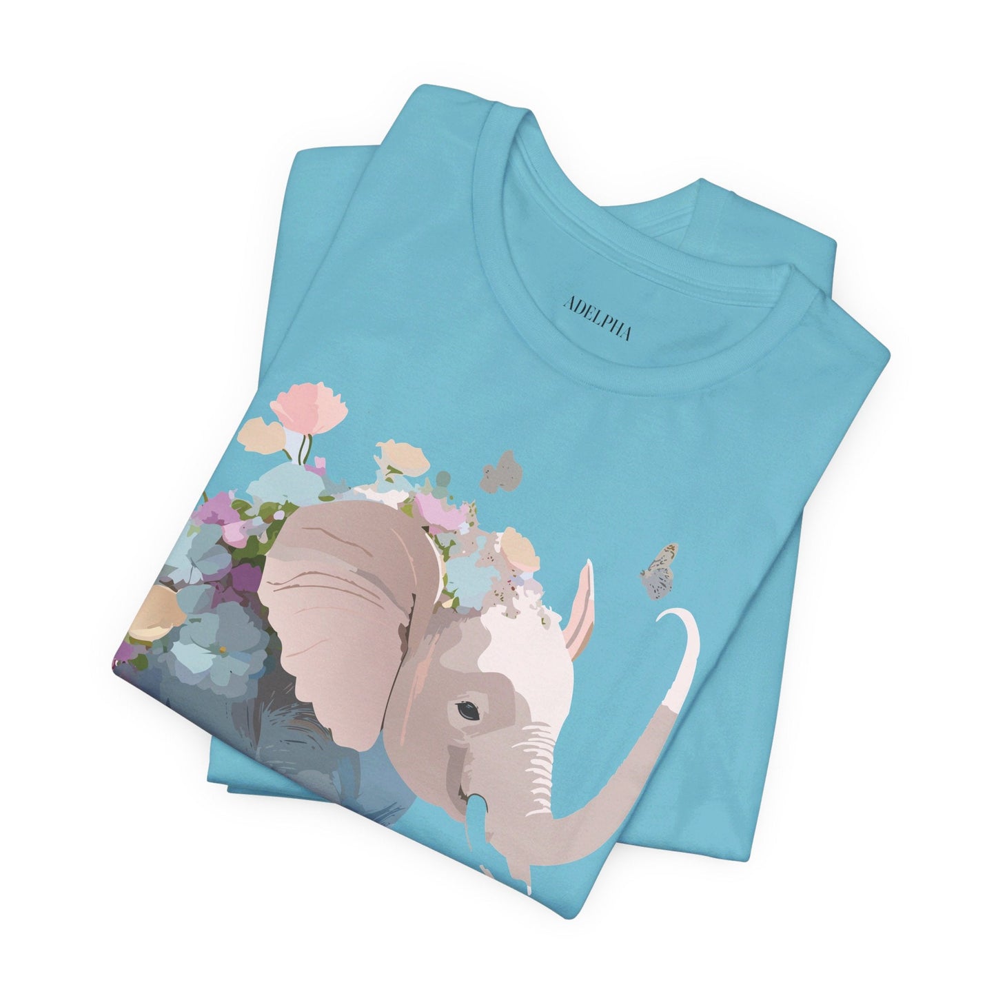 Elephant Graphic Tee Unisex Jersey Short Sleeve Art Design Adelpha Premium Vintage Inspired