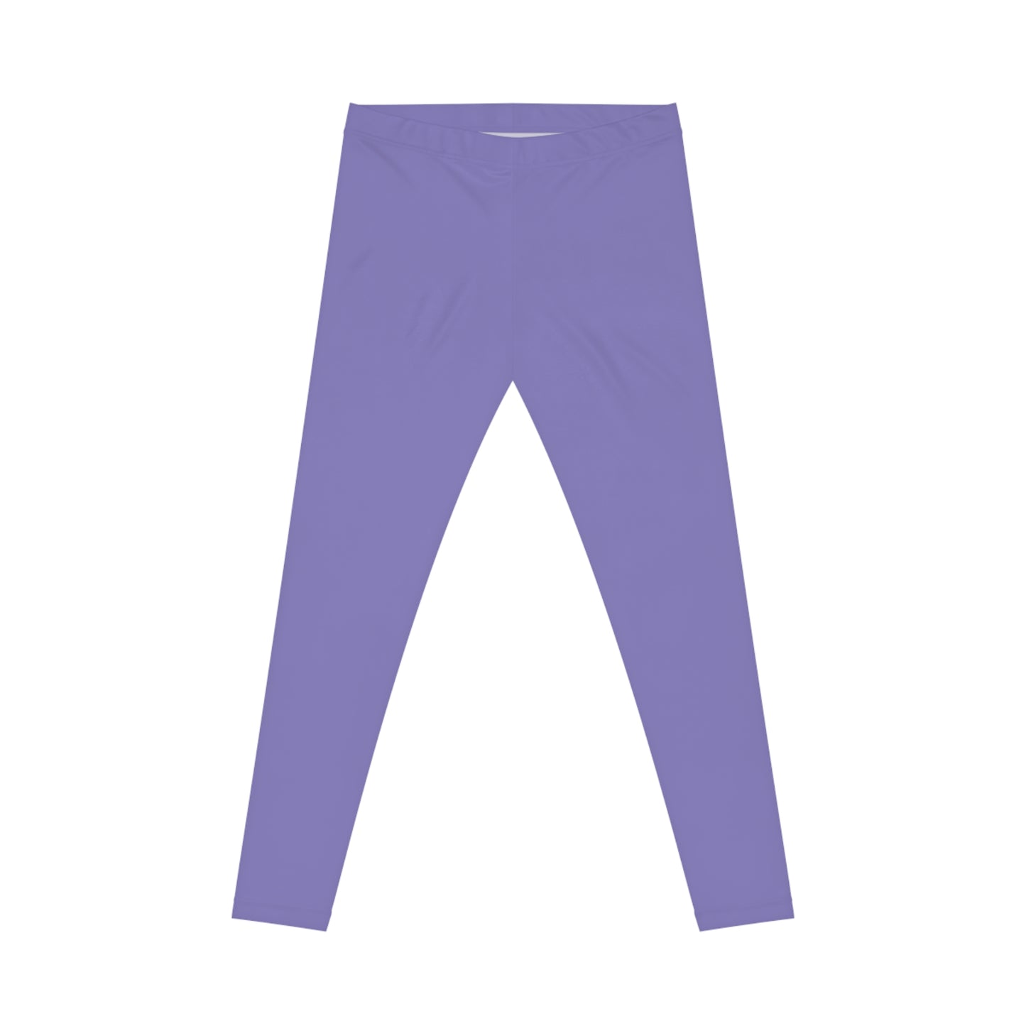 Night Lilac Color Women's Poly-Span Casual Leggings XS-2XL