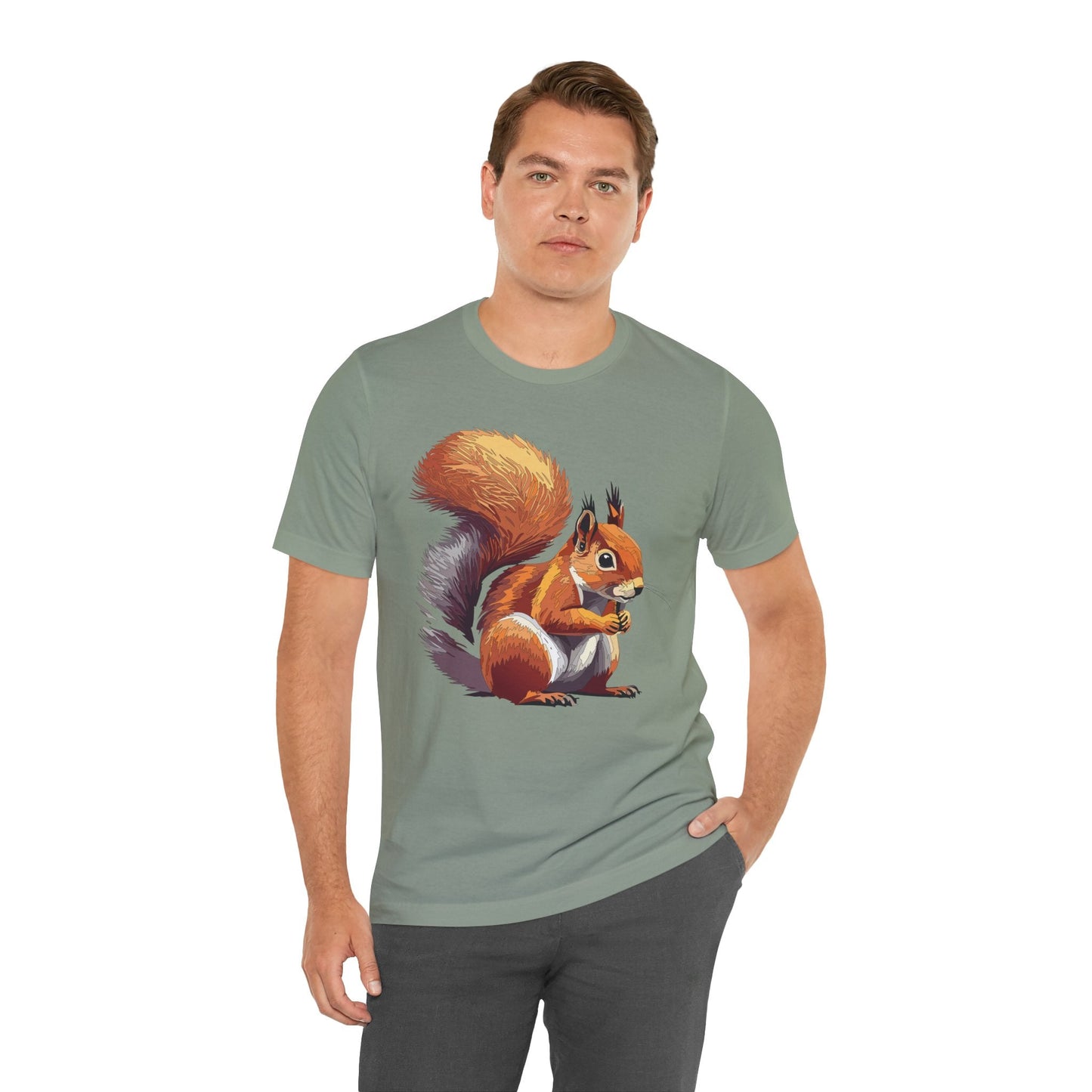 Unisex Animal Shirt Art Design Tee Shirt With Wild Animals Gildan Softstyle 64000 Cotton