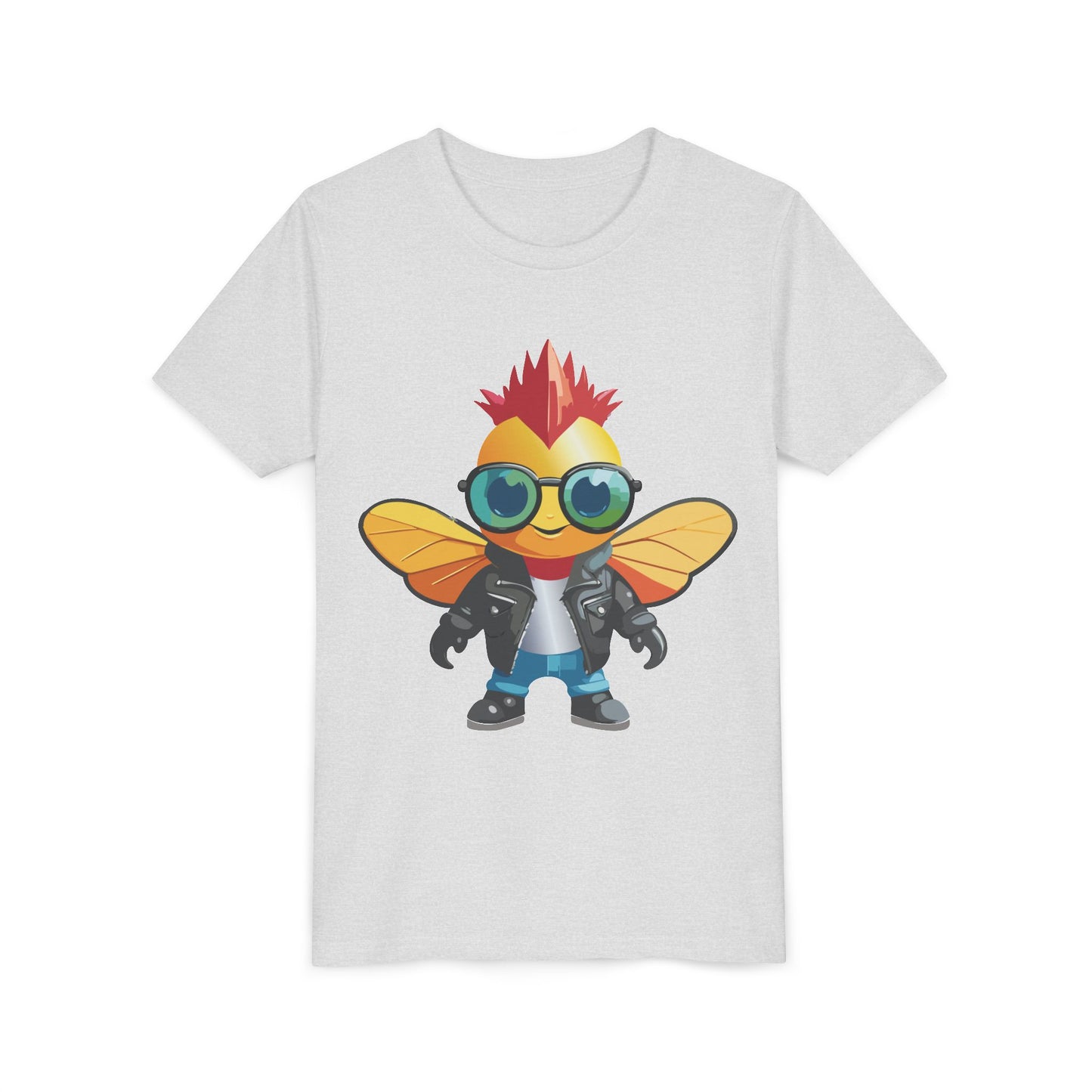 Cool Cartoon Fly Youth Short Sleeve Tee - Fun Graphic T-Shirt for Kids (9-14)