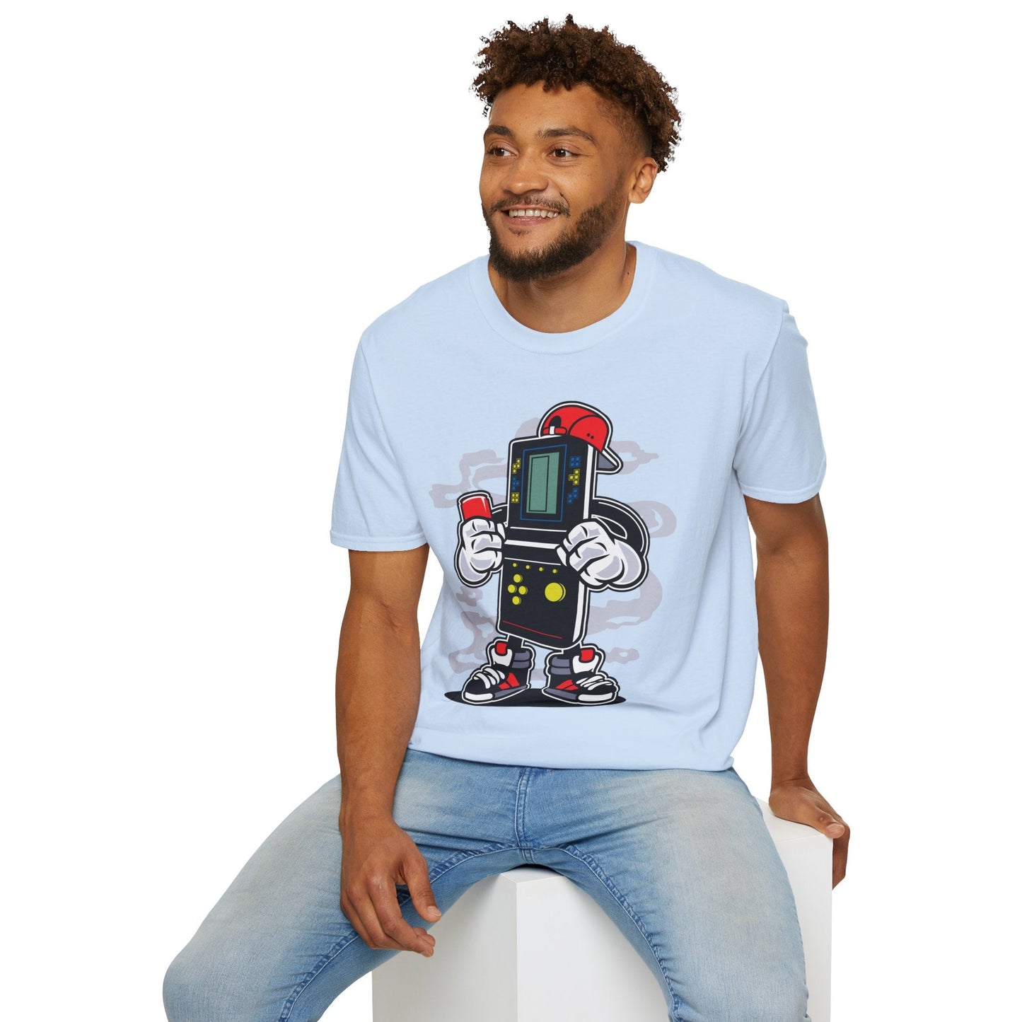 Cartoon T Shirt Animation Funny Unisex Softstyle 100 Percent Ring Spun Cotton Tee