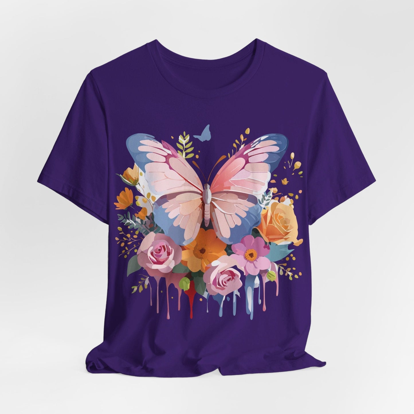 Butterfly Graphic Tee Unisex Short Sleeve Jersey Shirt By Adelpha