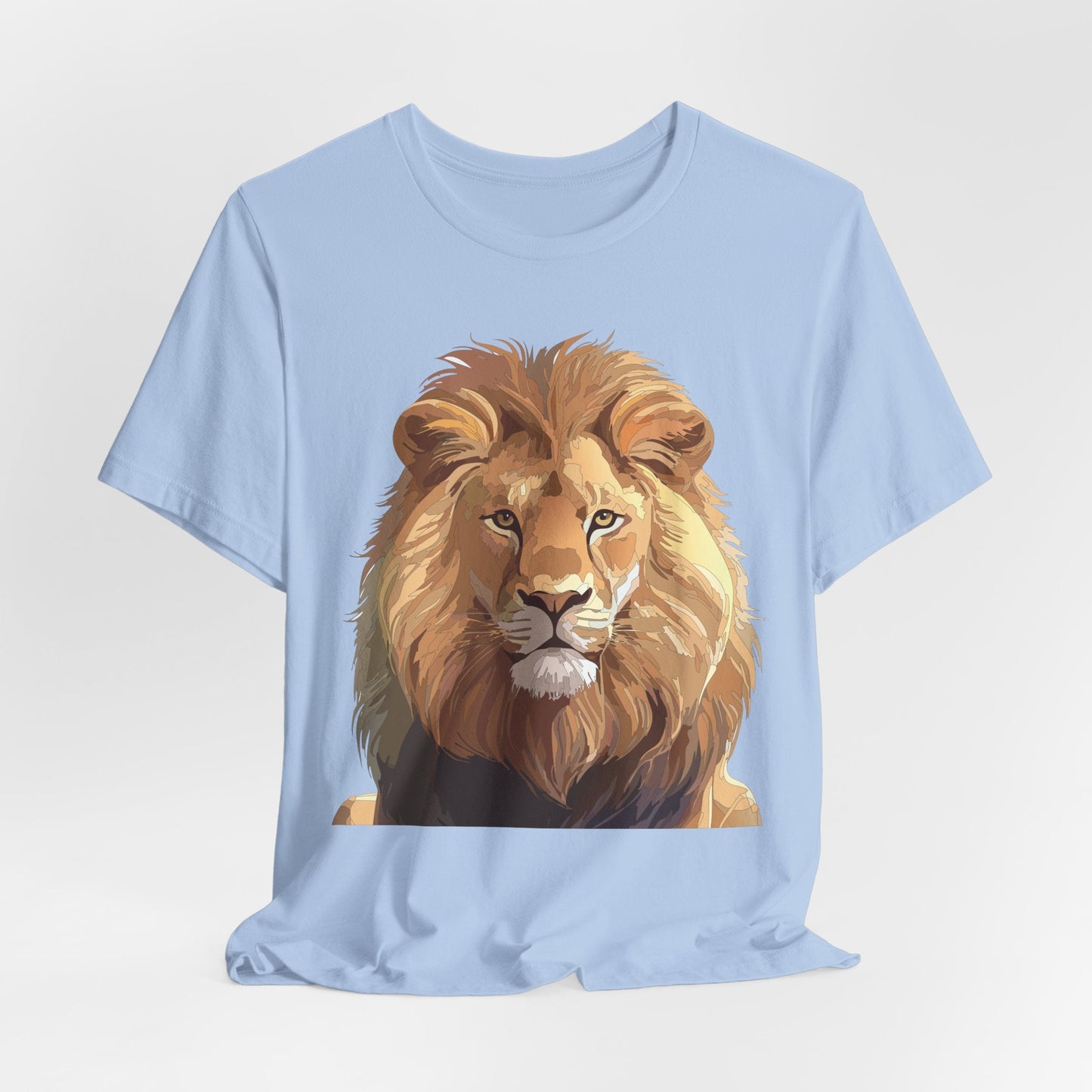 Unisex Animal Art Tee Shirt With Wild Animals Design Gildan 64000 Softstyle Cotton