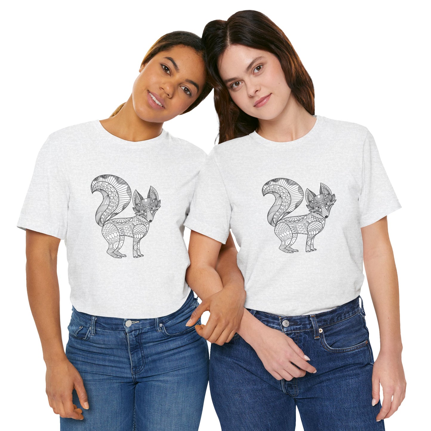 Camiseta unisex con estampado de animales 