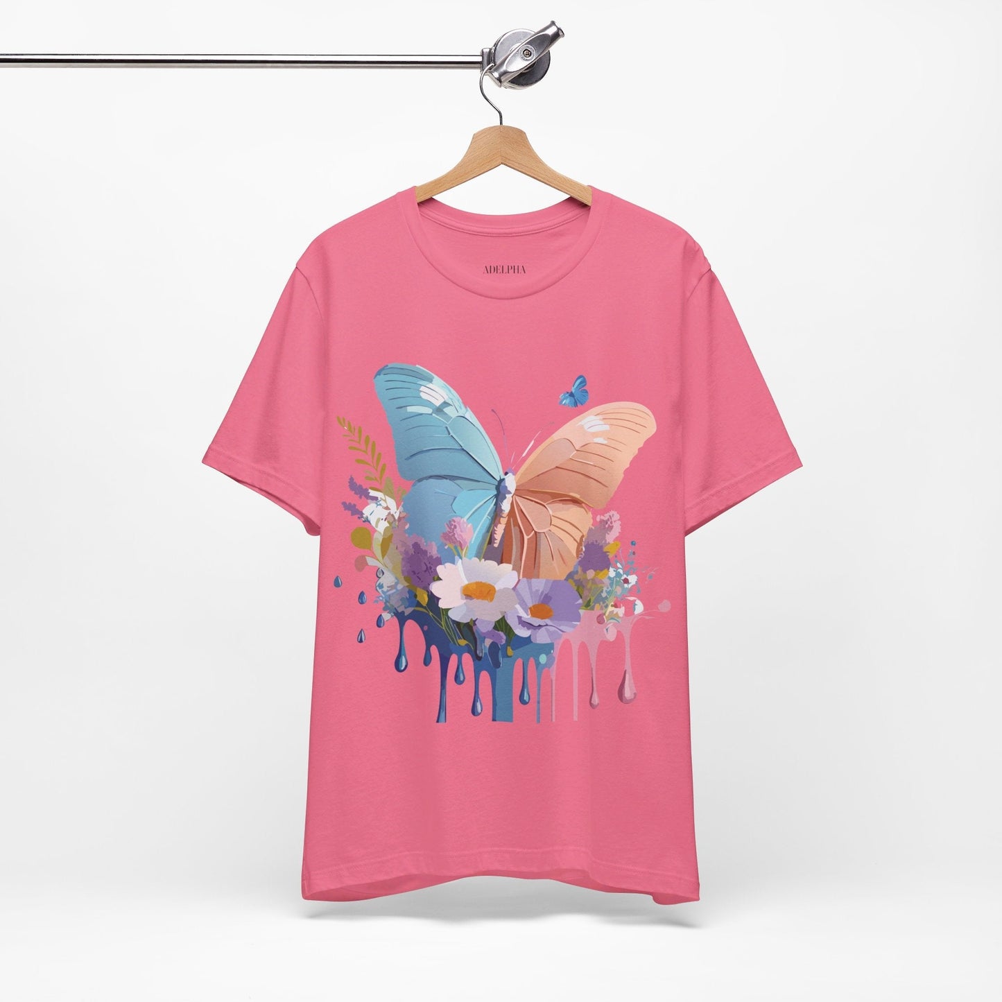Butterfly Graphic Tee By Adelpha Unisex Vintage Inspired Art Shirt