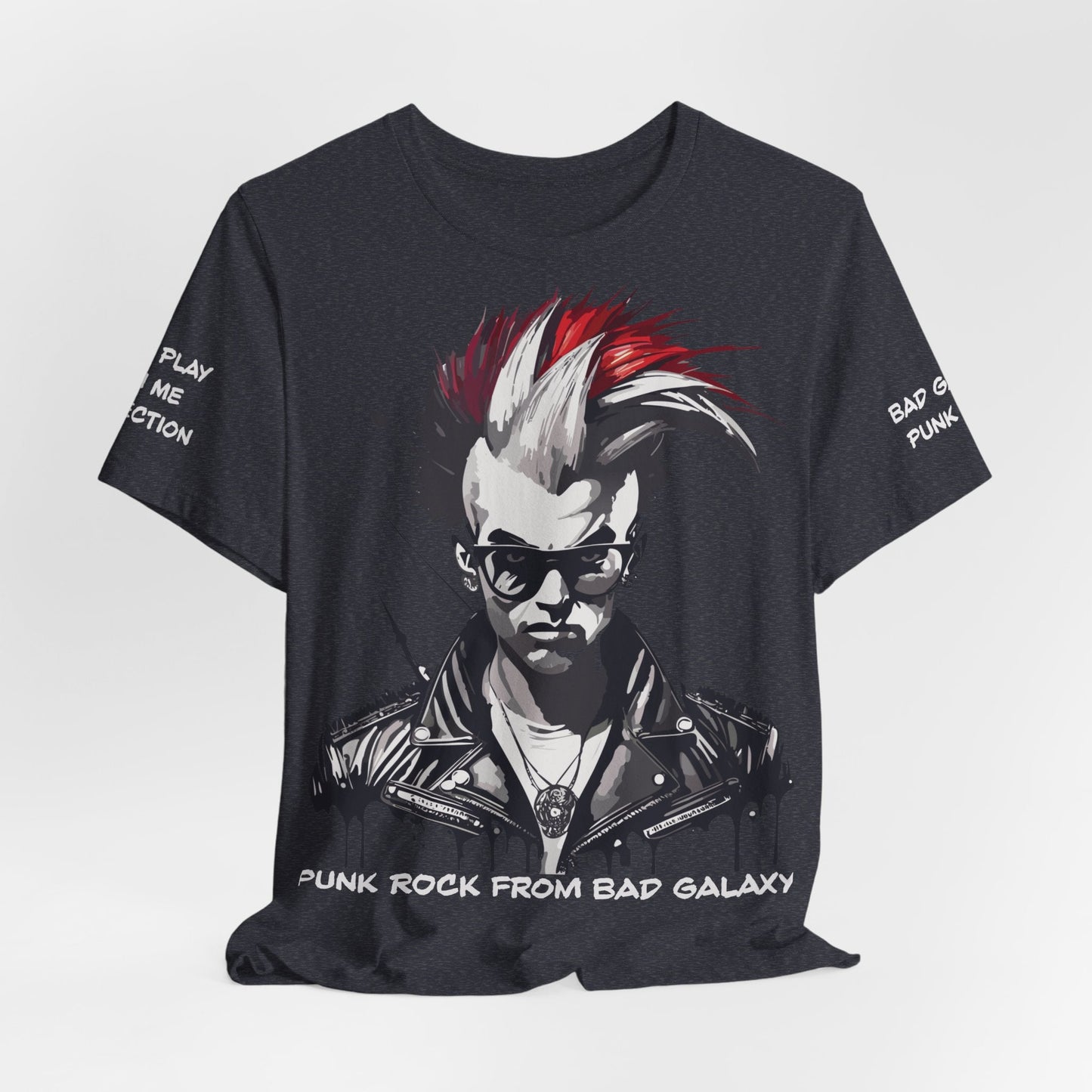 Punk Rock Tee Shirt Made In USA 100 Percent Cotton Eco Friendly Inks Durable Stitching