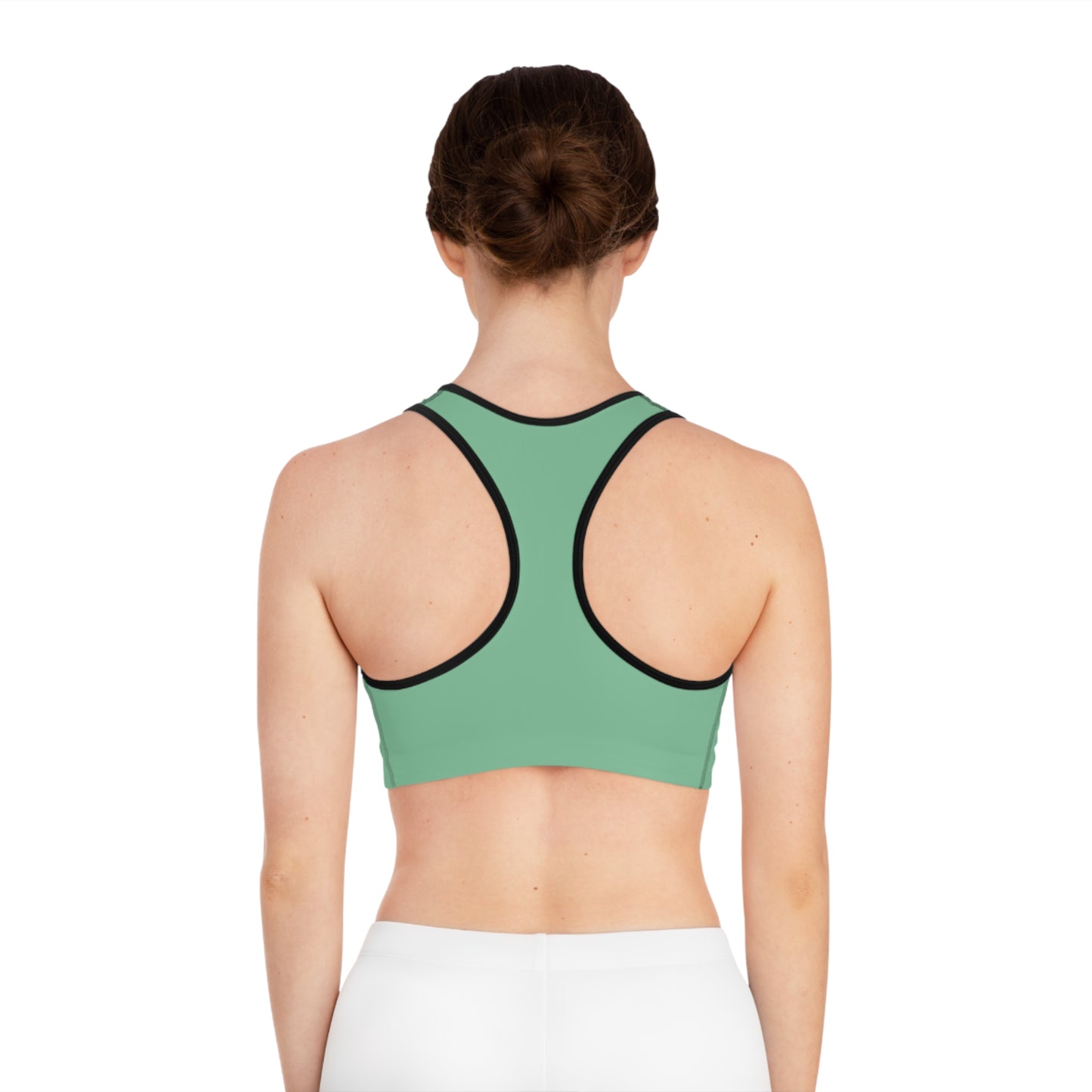 Green Color Sports Bra, Green Sports Bra 7