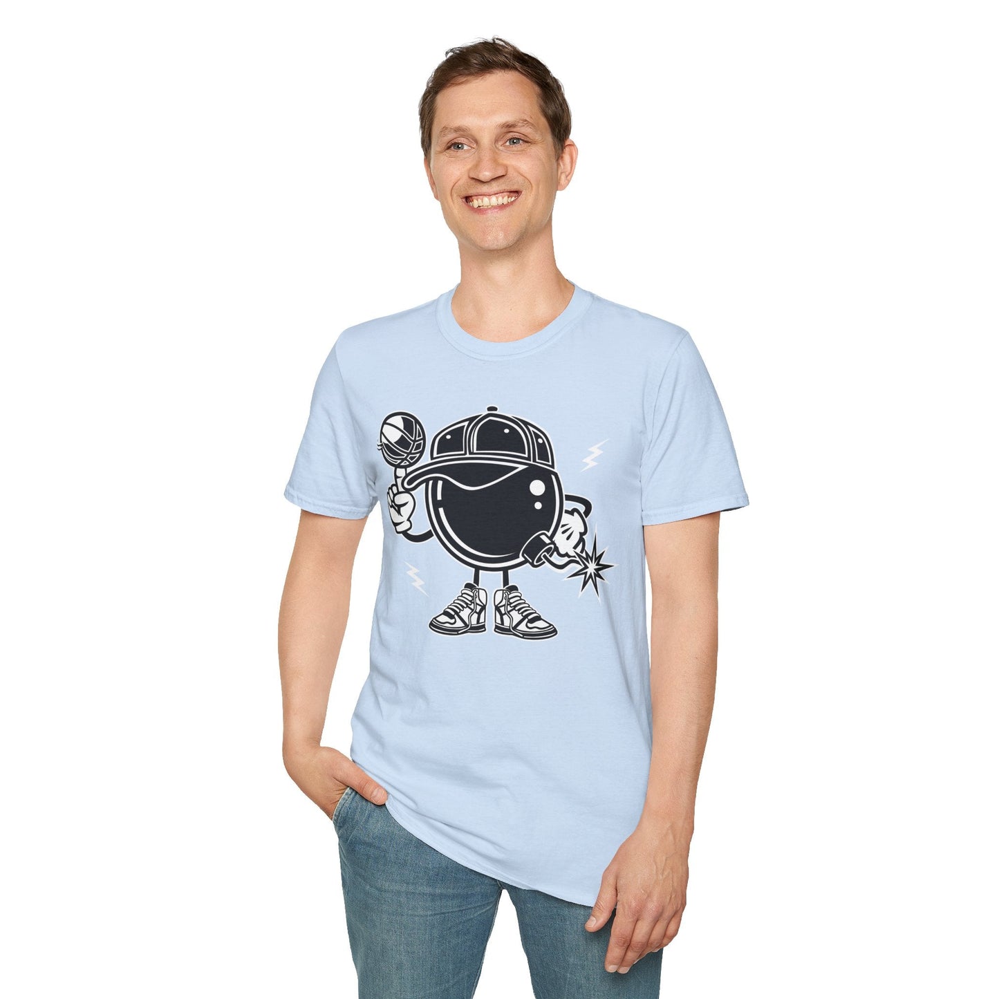 Cartoon Animation T Shirt Unisex Funny Tee Gildan Softstyle 100 Percent Cotton Comfort