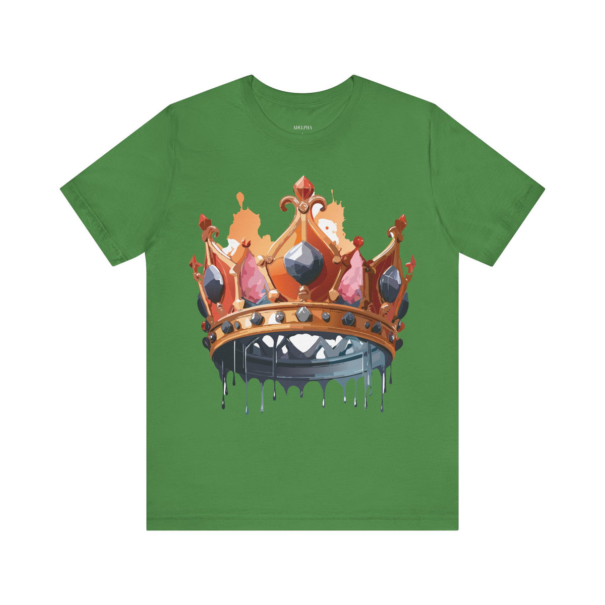 Crown Graphic Unisex Cotton Bella+Canvas Tee with Art Design n112