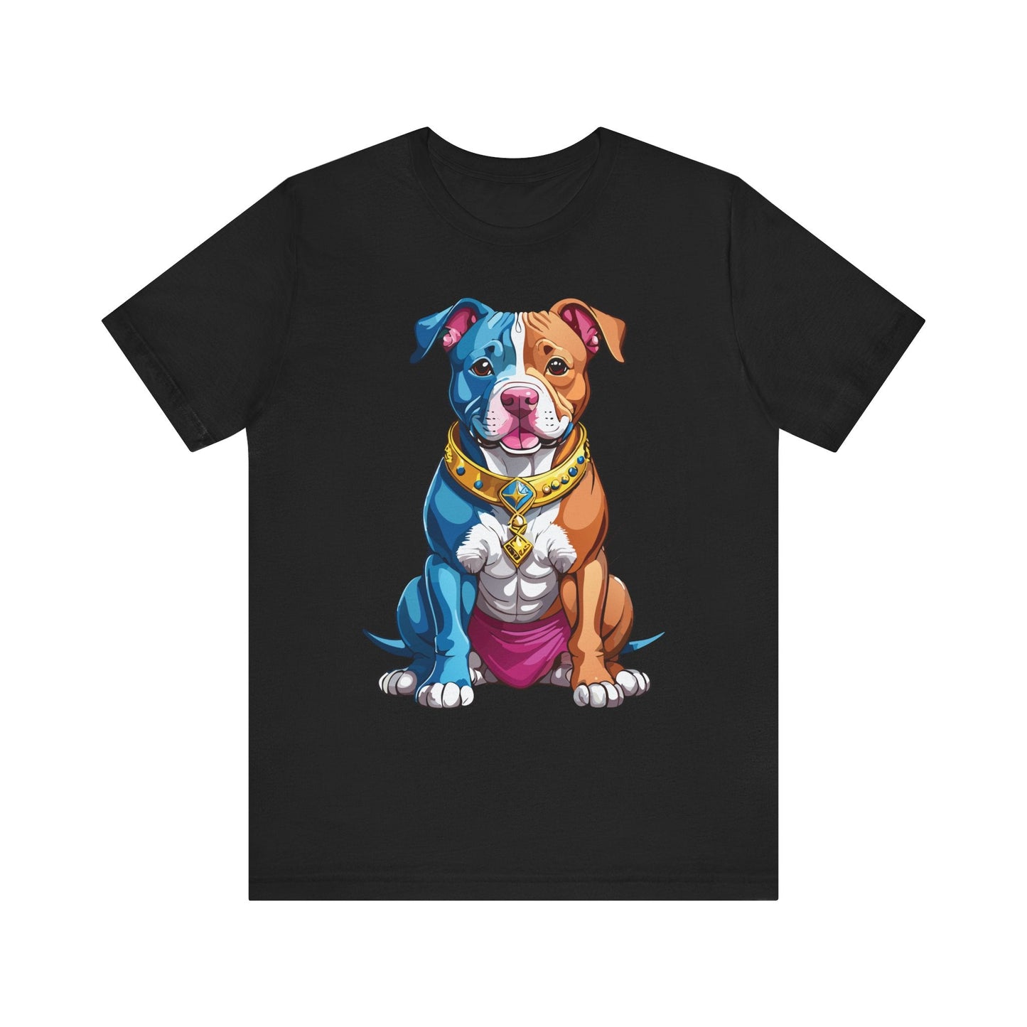 Unisex Animal Shirt Art Design Tee With Wild Animals Print Short Sleeve Jersey Tee